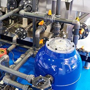 Pump Service — Blue Pump Machine in Newcastle, CA