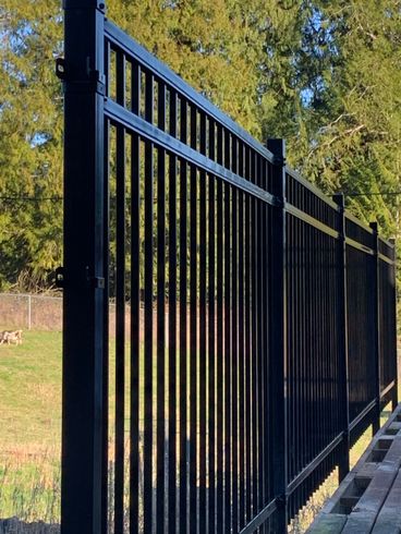 Black Metal Fence — Snohomish, WA — Essential Fence Center