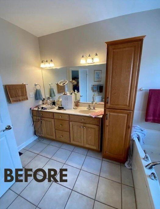 Bathroom Remodeling  Before— St. Joseph, IL — Campbell Construction