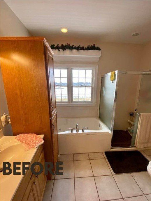 Campbell Bathroom Remodeling  Before— St. Joseph, IL — Campbell Construction