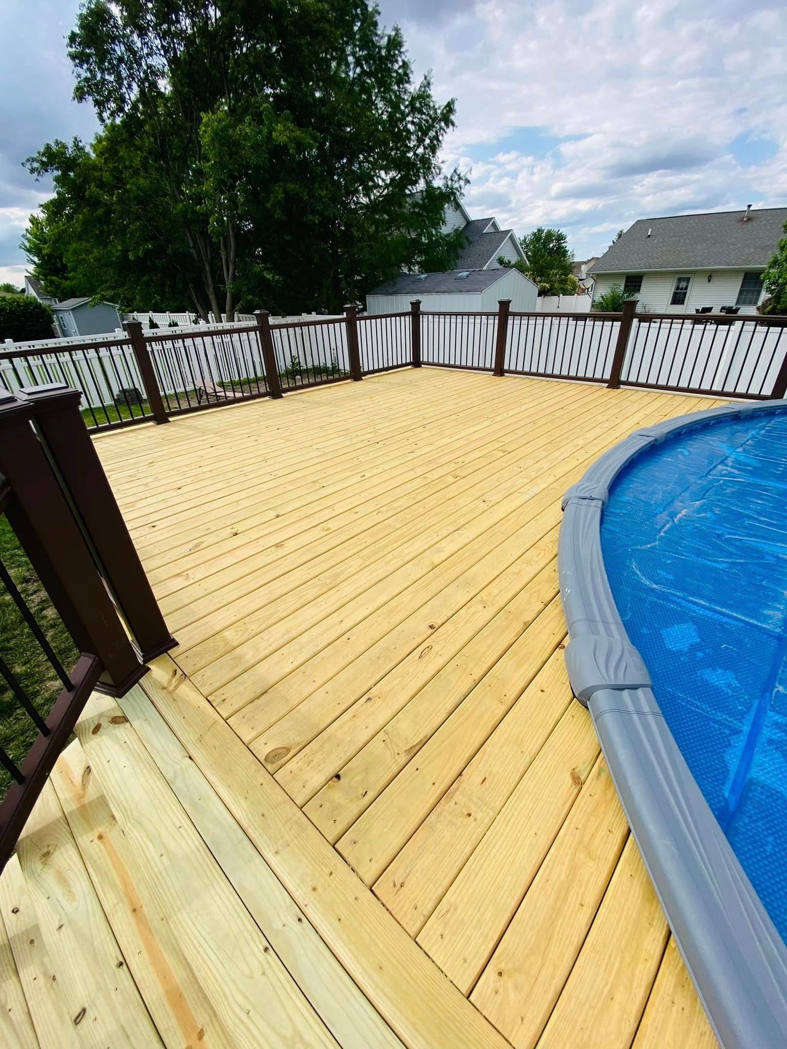 Campbell Pool Deck One — St. Joseph, IL — Campbell Construction