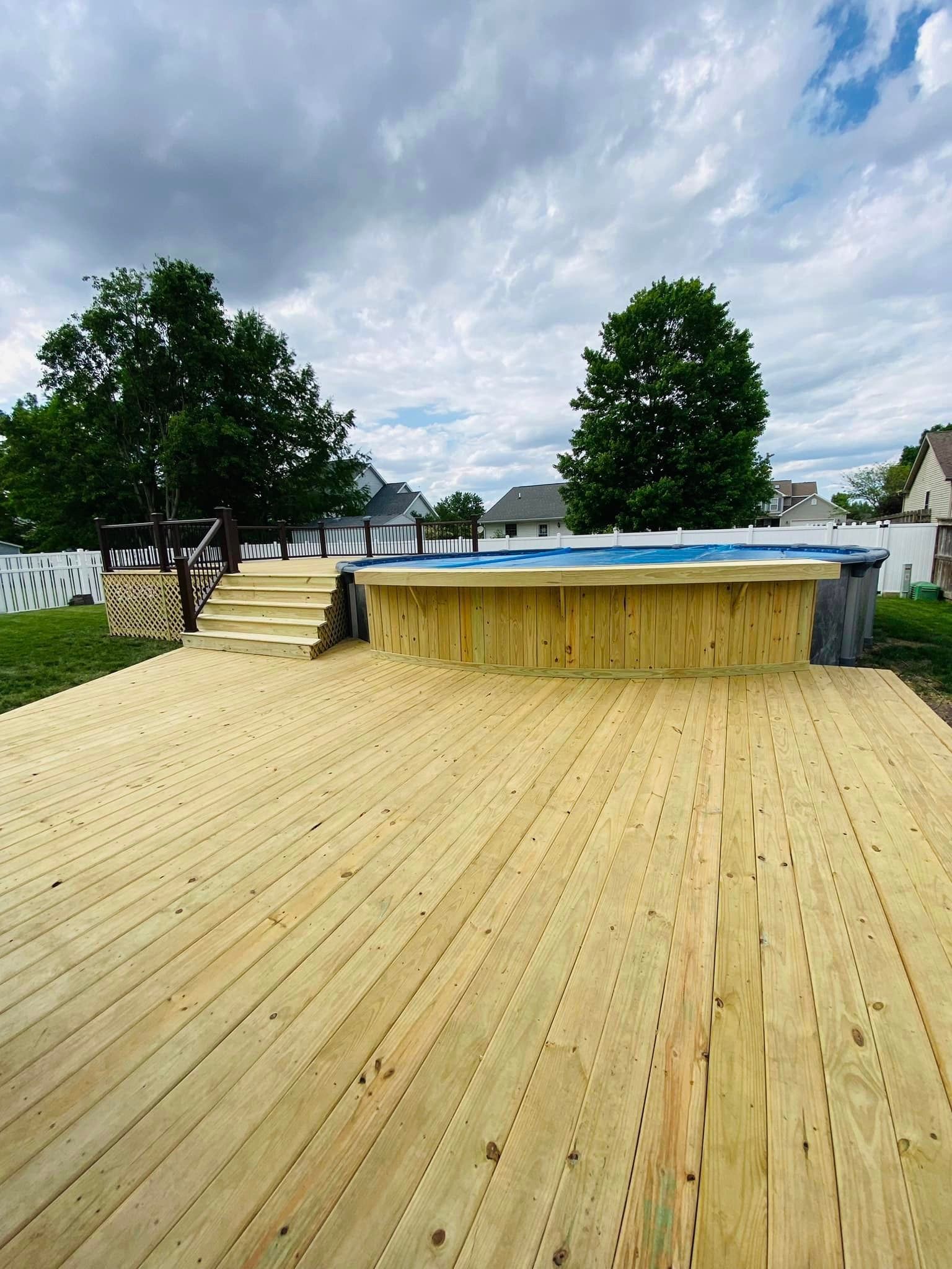 Campbell Pool Deck Two — St. Joseph, IL — Campbell Construction