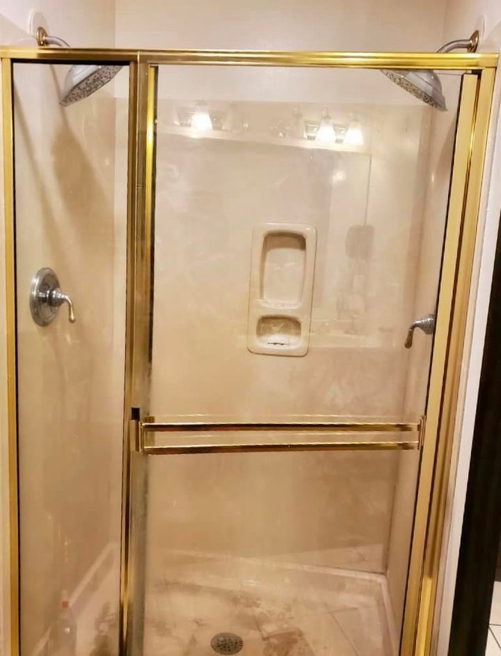 Bathroom Glass Door Remodeling  After — St. Joseph, IL — Campbell Construction