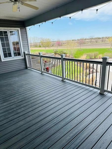 Campbell Deck Rail After — St. Joseph, IL — Campbell Construction