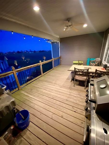 Campbell Deck Rail Before — St. Joseph, IL — Campbell Construction