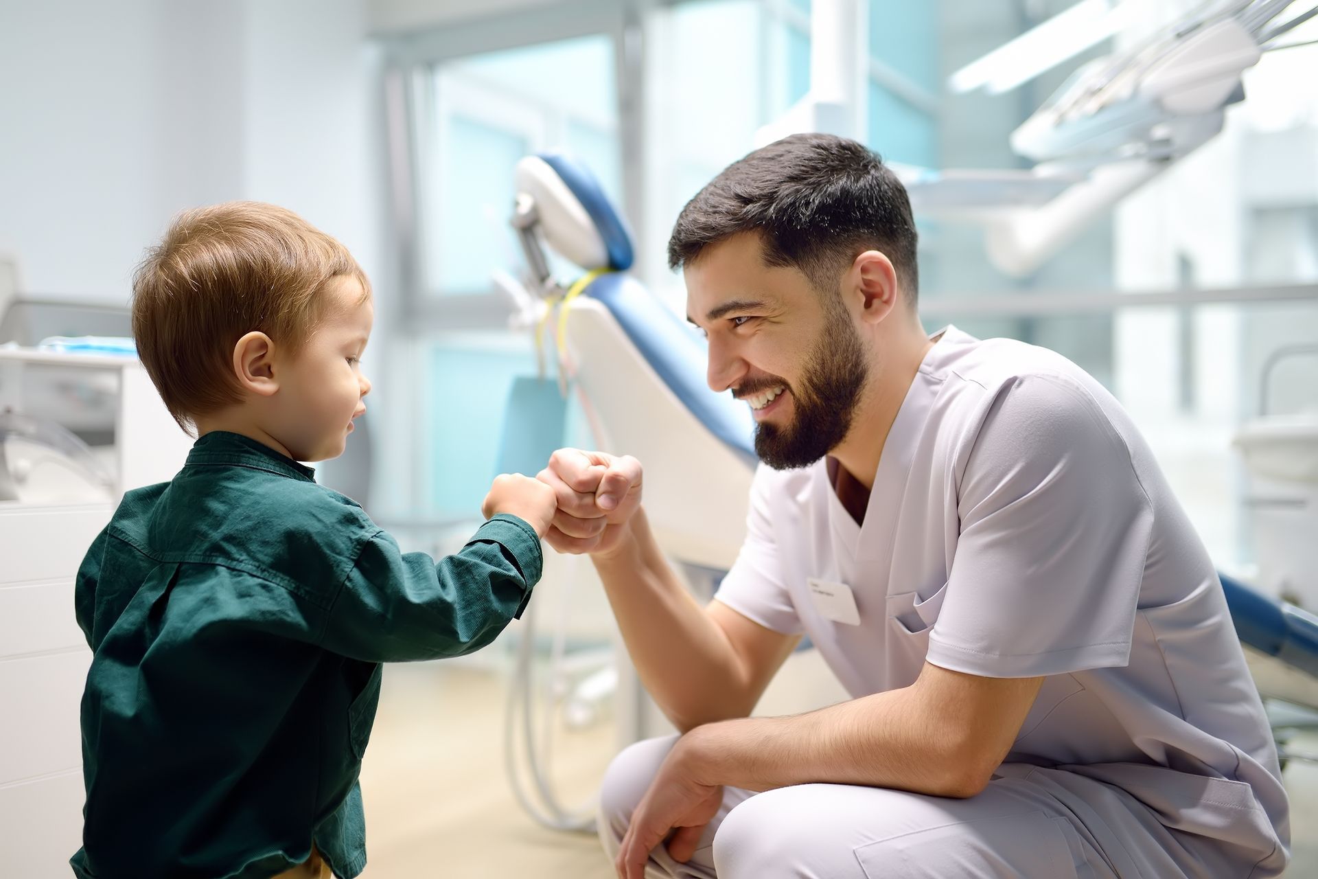 Consulta da especialidade de dentisteria.
