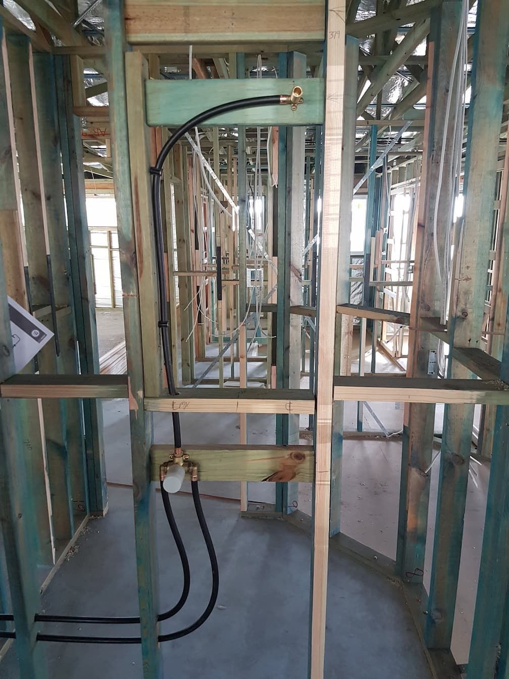 House Being Built With Gas FIttings — Grant Wannan Plumbing in Wollongbar, NSW
