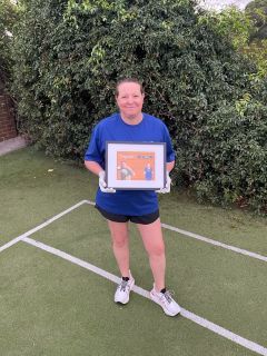 Carla Kalms our April Member of the Month and 10 Year plus member.