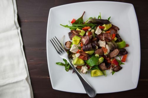 Plate of healthy food ready to eat