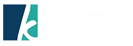 Logo with a teal 