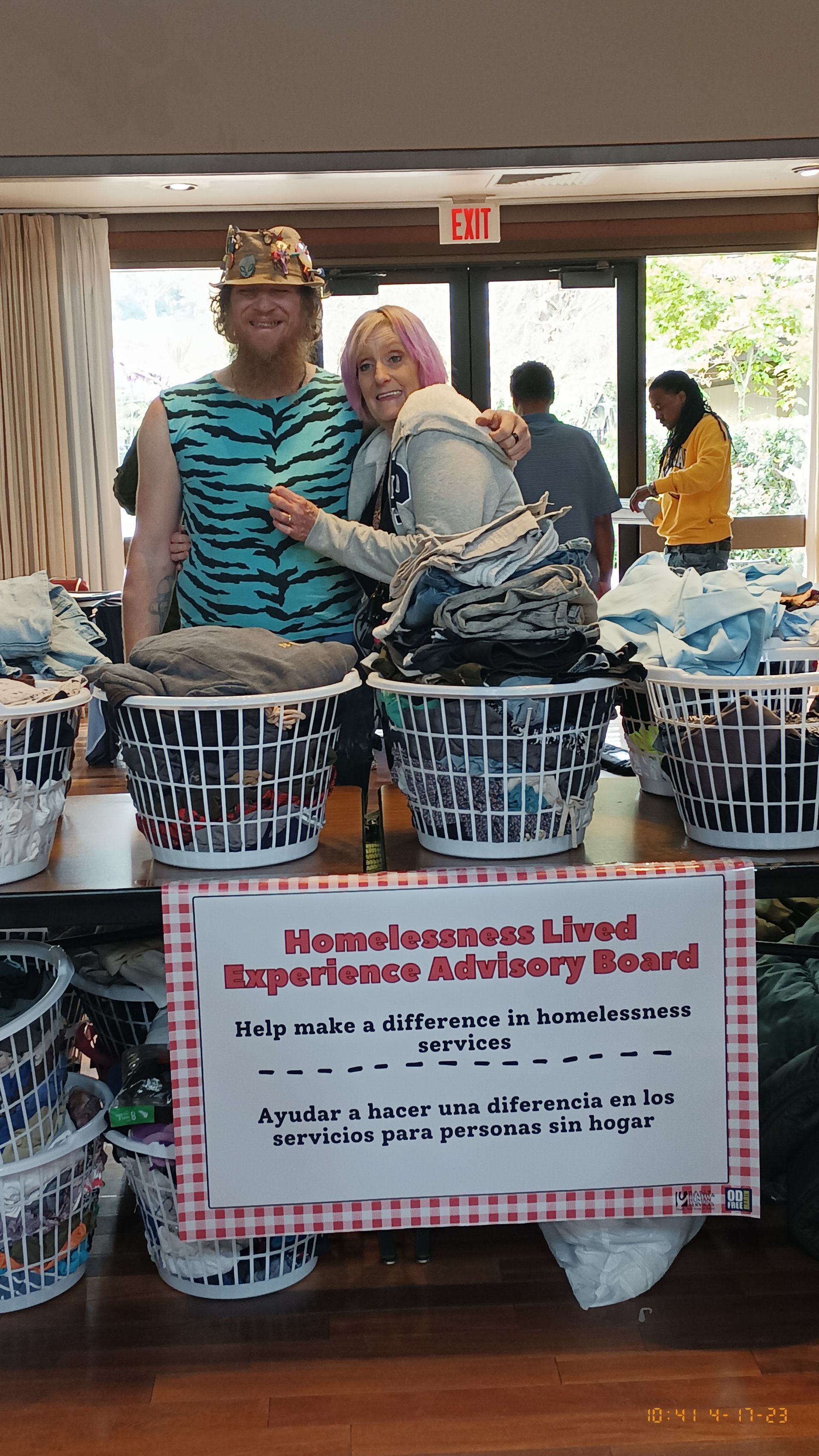 Seeds of Hope San Rafael - Marin County Lived Experience Advisory Board Table 