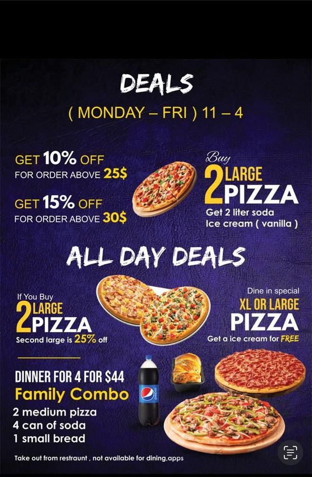 Pizza Deals & Specials - Pizza Deals Near Me