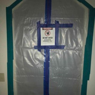 A door with a sign on it that says do not enter in Huntington Beach