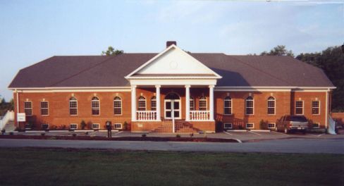 Example of a red brick building