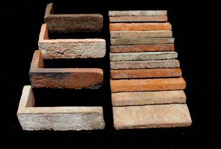 Different types of thin bricks