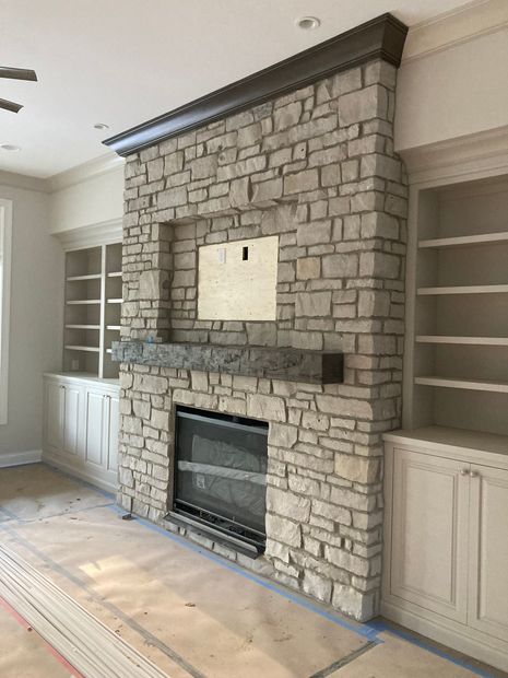 An example of a brick mansion Quality materials