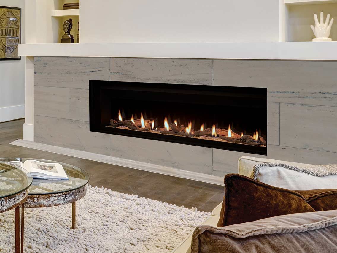 Diagram of a brick fireplace