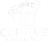 white capture booth mia logo
