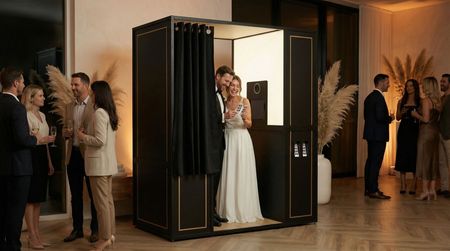 enclosed photo booth miami