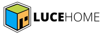 Logo: icona di una casa stilizzata con un cubo verde, blu e arancione, con il testo 