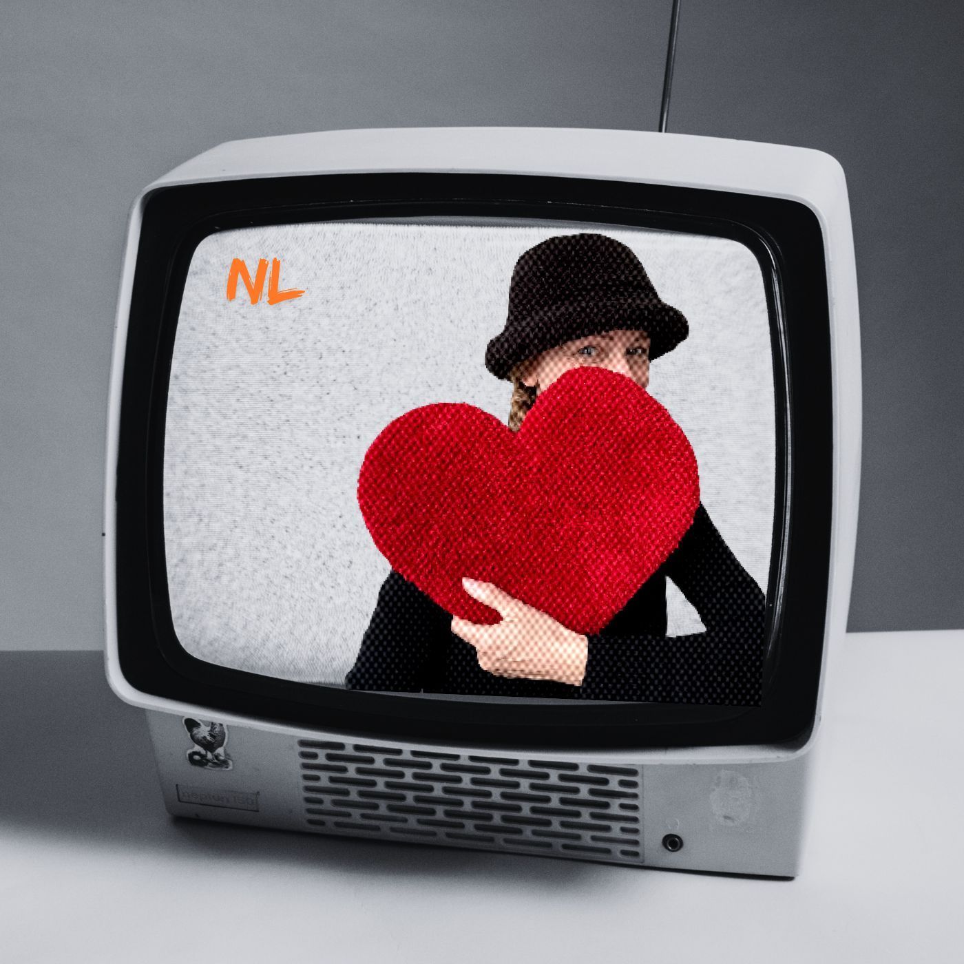 Mir die een rood hart vasthoudt, een voorproefje van haar blog over liefde.