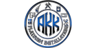 Logo for AKK Platinum Installations, a circular design featuring tools, appliances, and stylized initials.