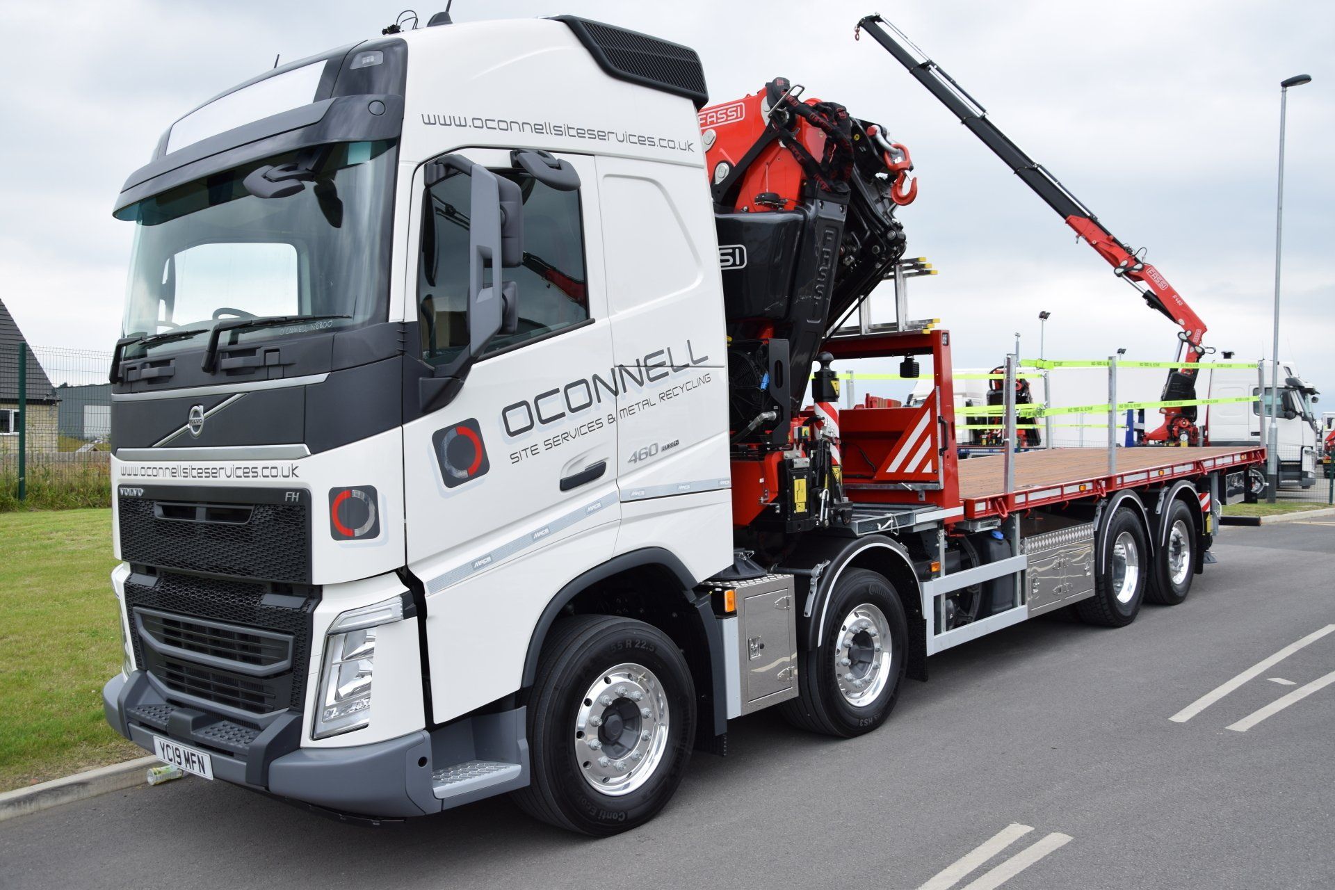 oconnell site services low loader truck  2