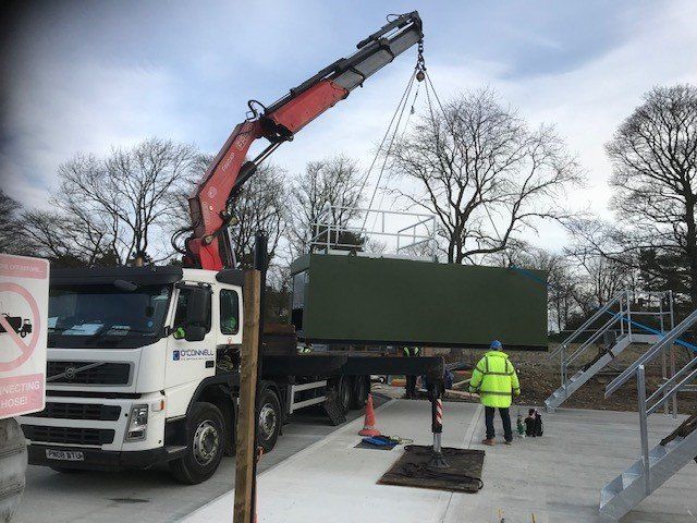 oconnell site services low loader truck  3