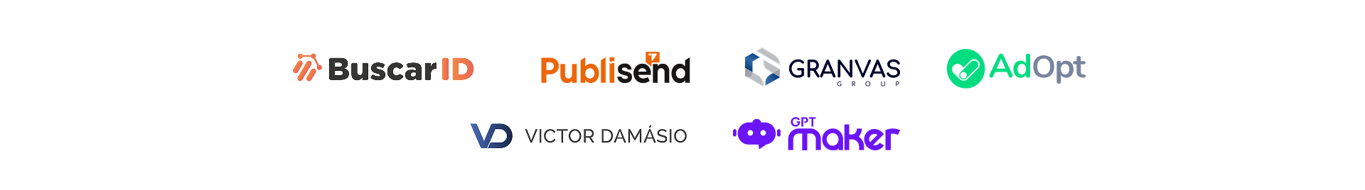 Varias empresas que patrocinam a o Hotmart Fire.
