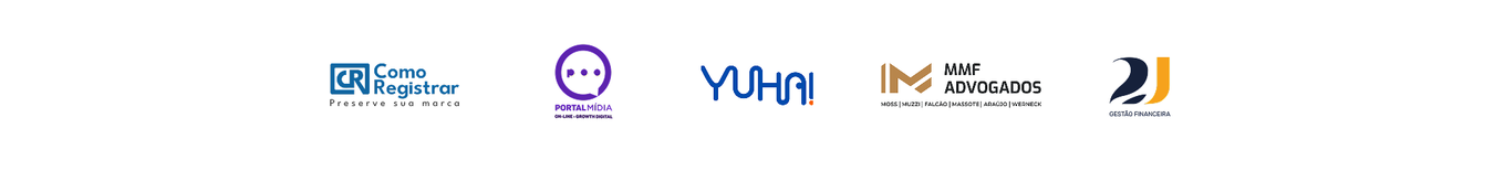 Um monte de logotipos em um fundo branco, incluindo o Google