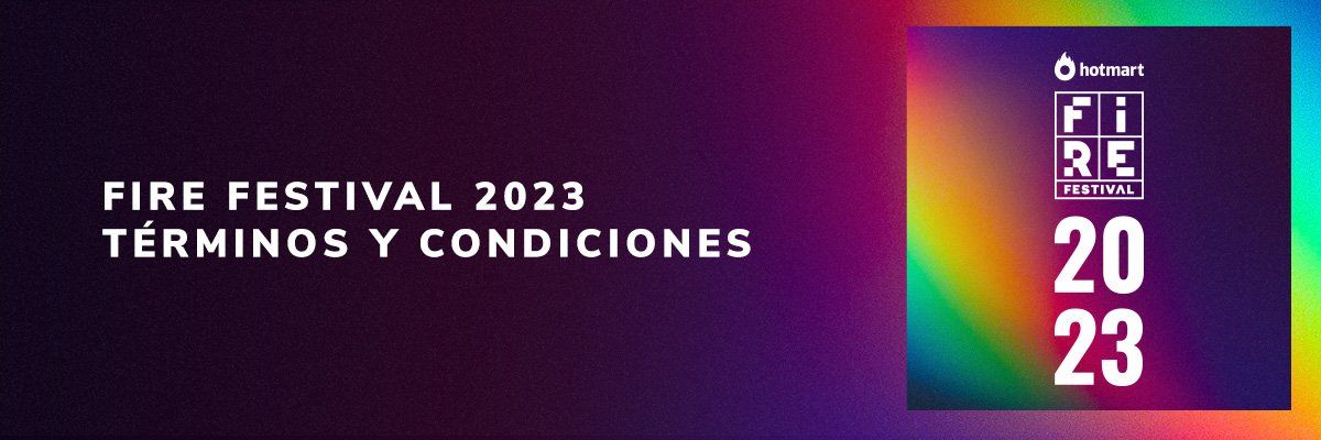 Um cartaz para o festival do fogo 2023 em espanhol