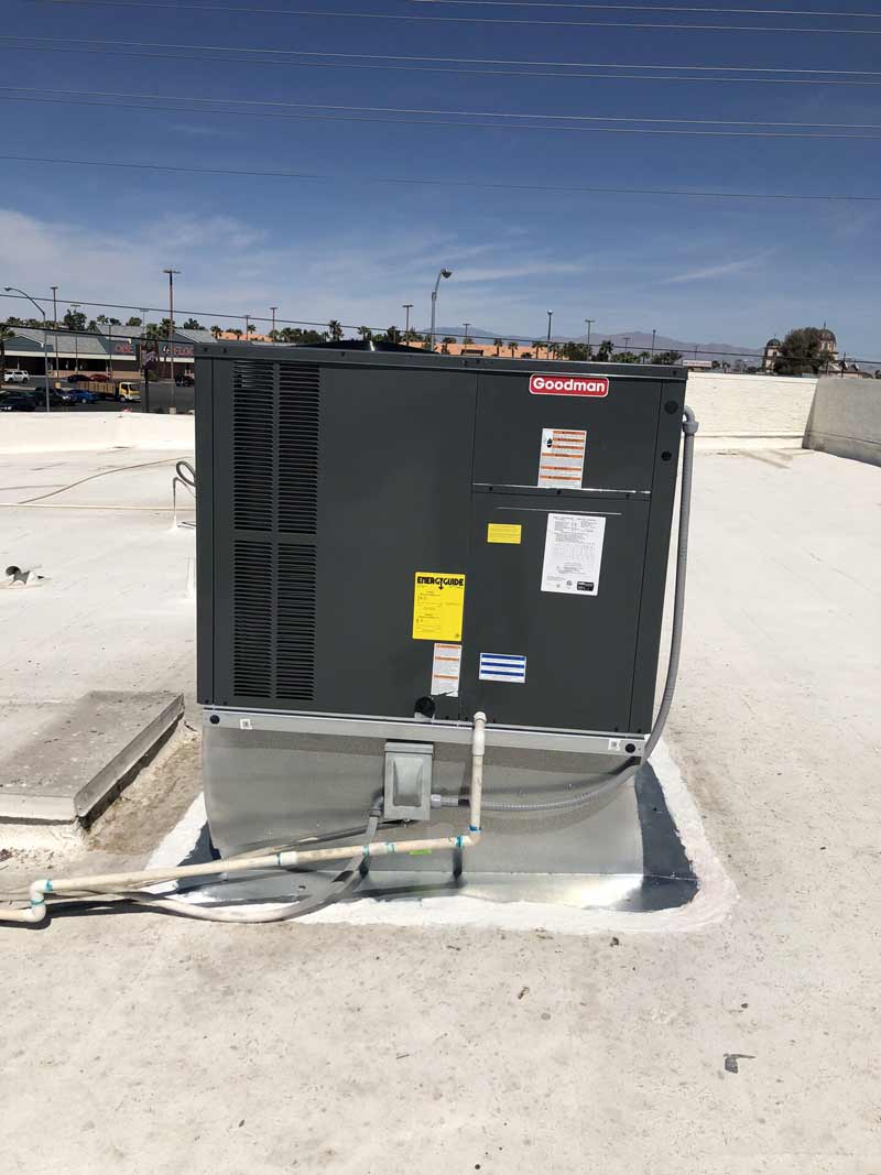 Air Conditioner Repair — Commercial Aircon Outside in Las Vegas, NV