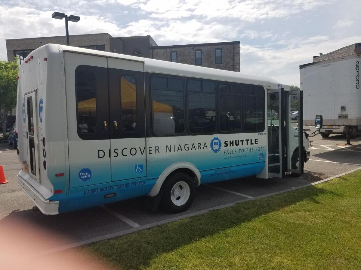 Free shuttle service to transport tourists between Niagara Falls and Lockport