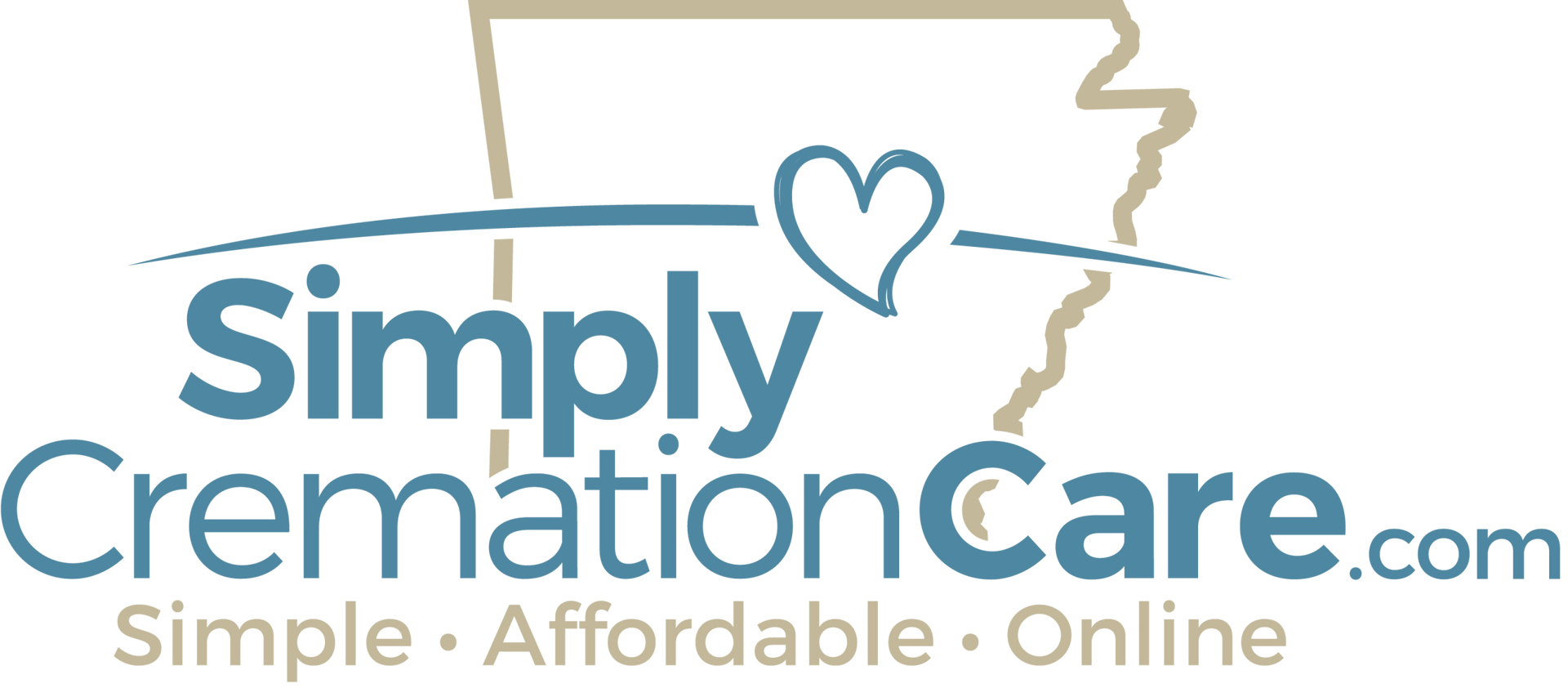 The logo for simply cremation care.com is simple affordable online.