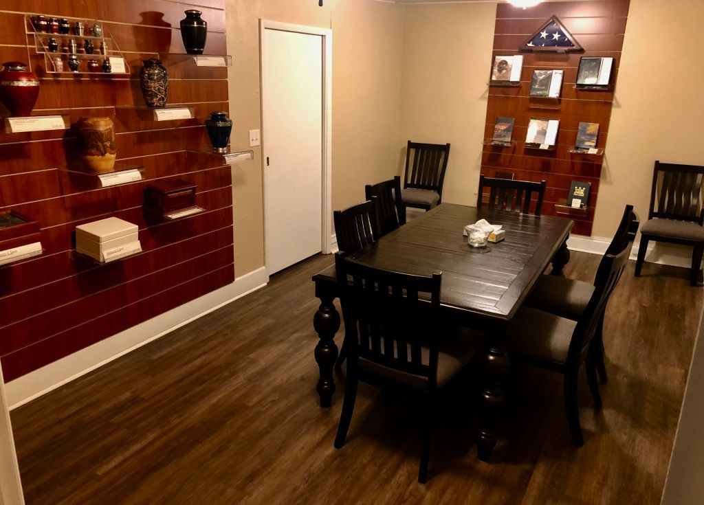 Arrangement room at Buie & Cole Funeral Home - Rison