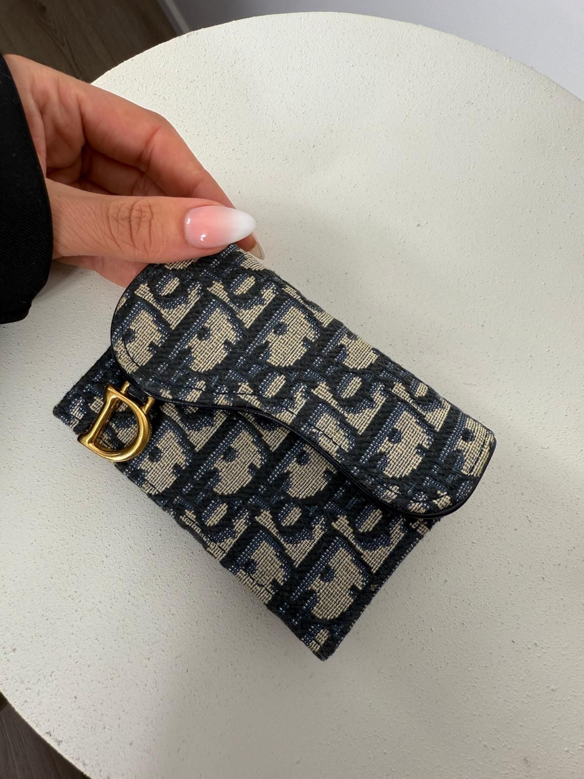 Dior Saddle Bloom-kaarthouder