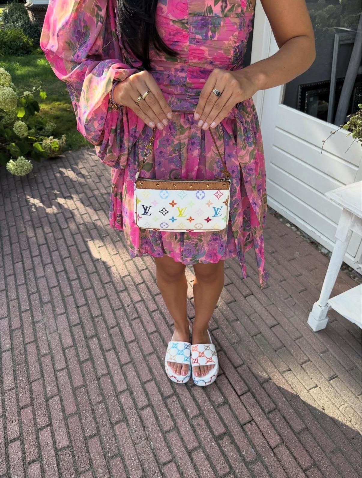 Louis Vuitton Multicolor Pochette – Takashi Murakami