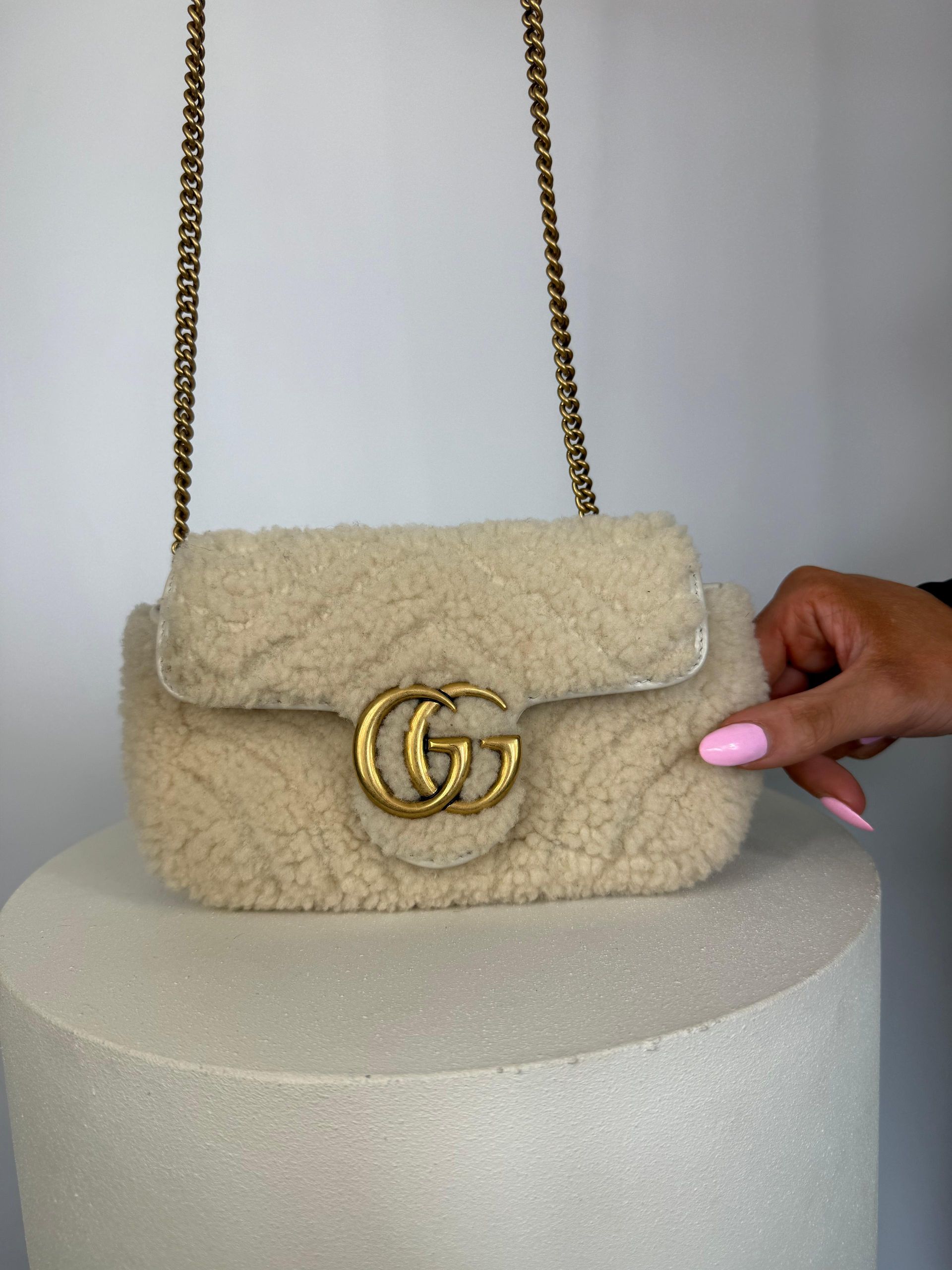 GUCCI MARMONT TAS BEIGE
