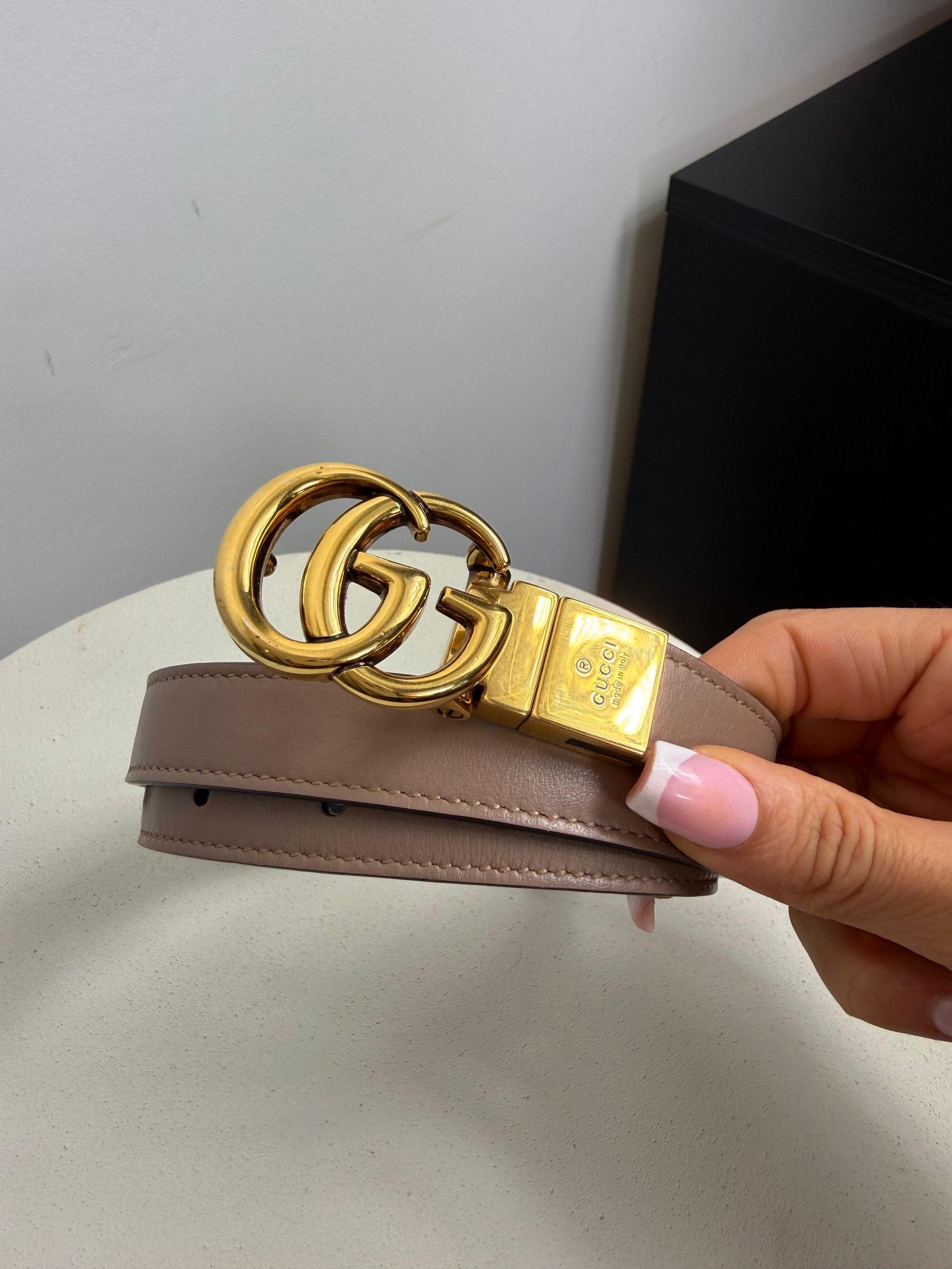 Gucci Riem Beige/Zwart