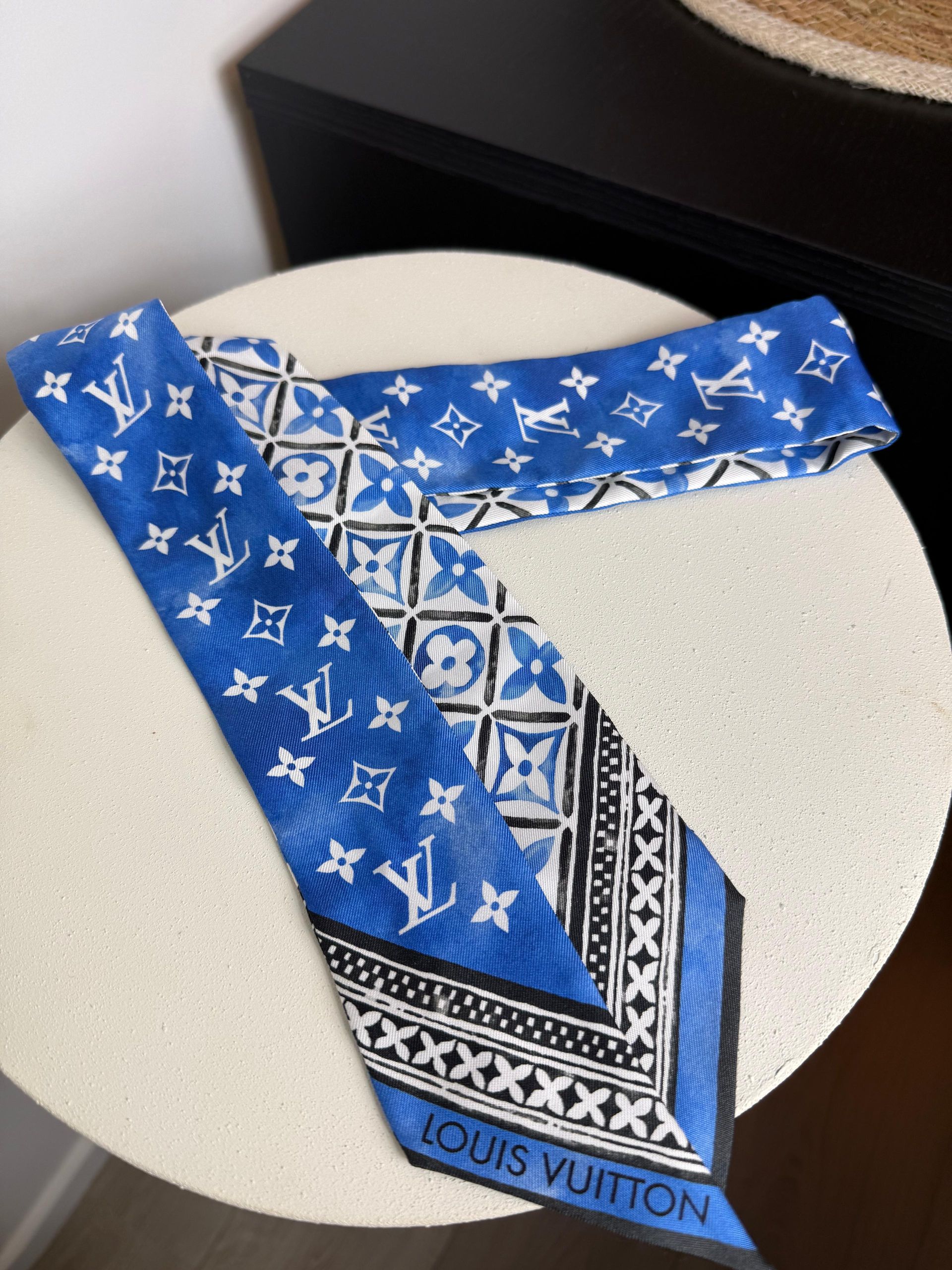 Louis Vuitton Blue Bandeau