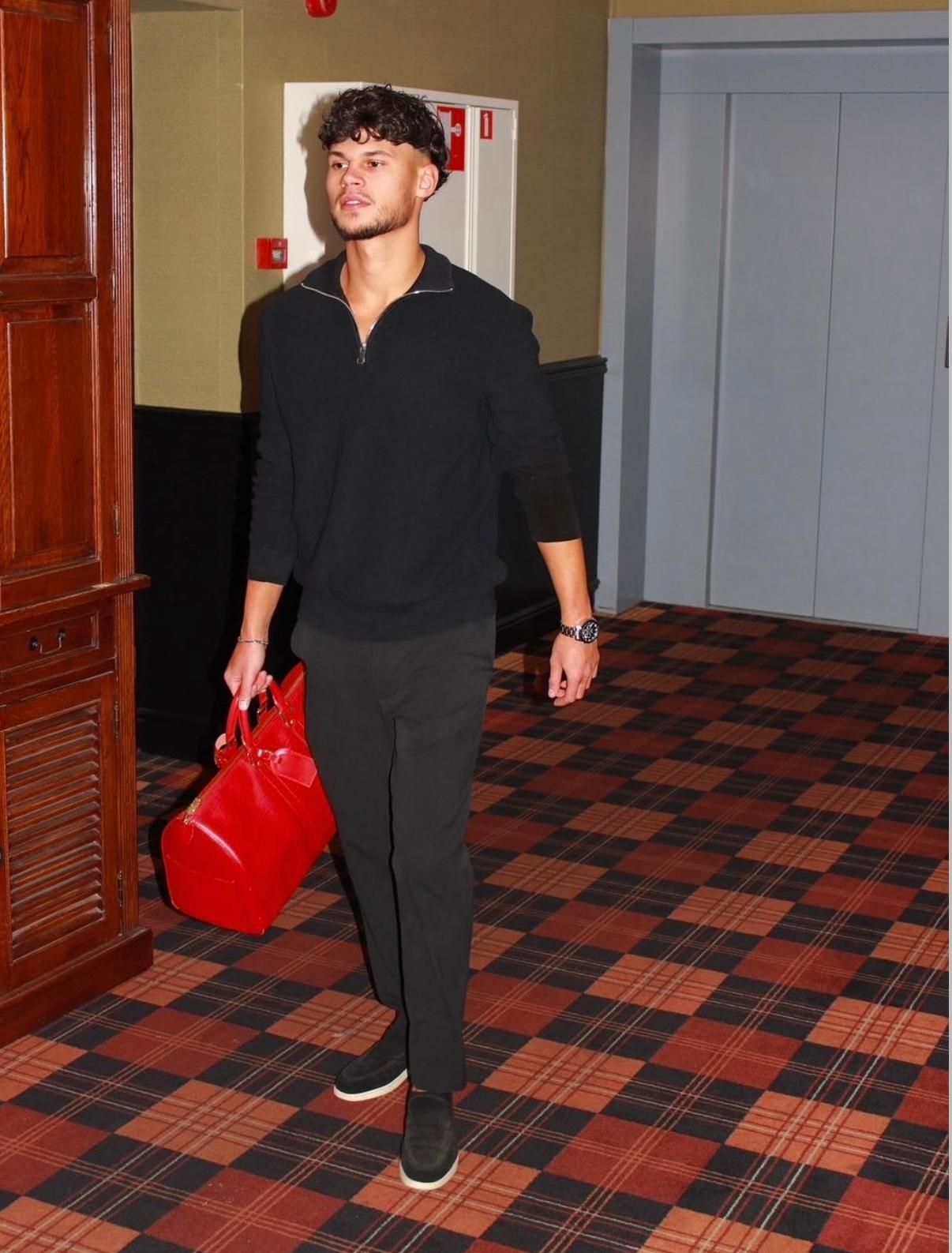 Keepall 45 Epi Leather Red