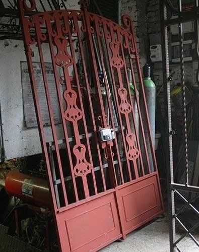 Cancello in ferro battuto verniciato