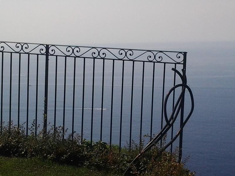 Recinzione in ferro lavorato