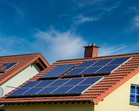 House with Solar Roof