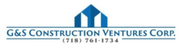 Logo of G&S Construction Ventures Corp. with a blue house icon above the company name and phone number.
