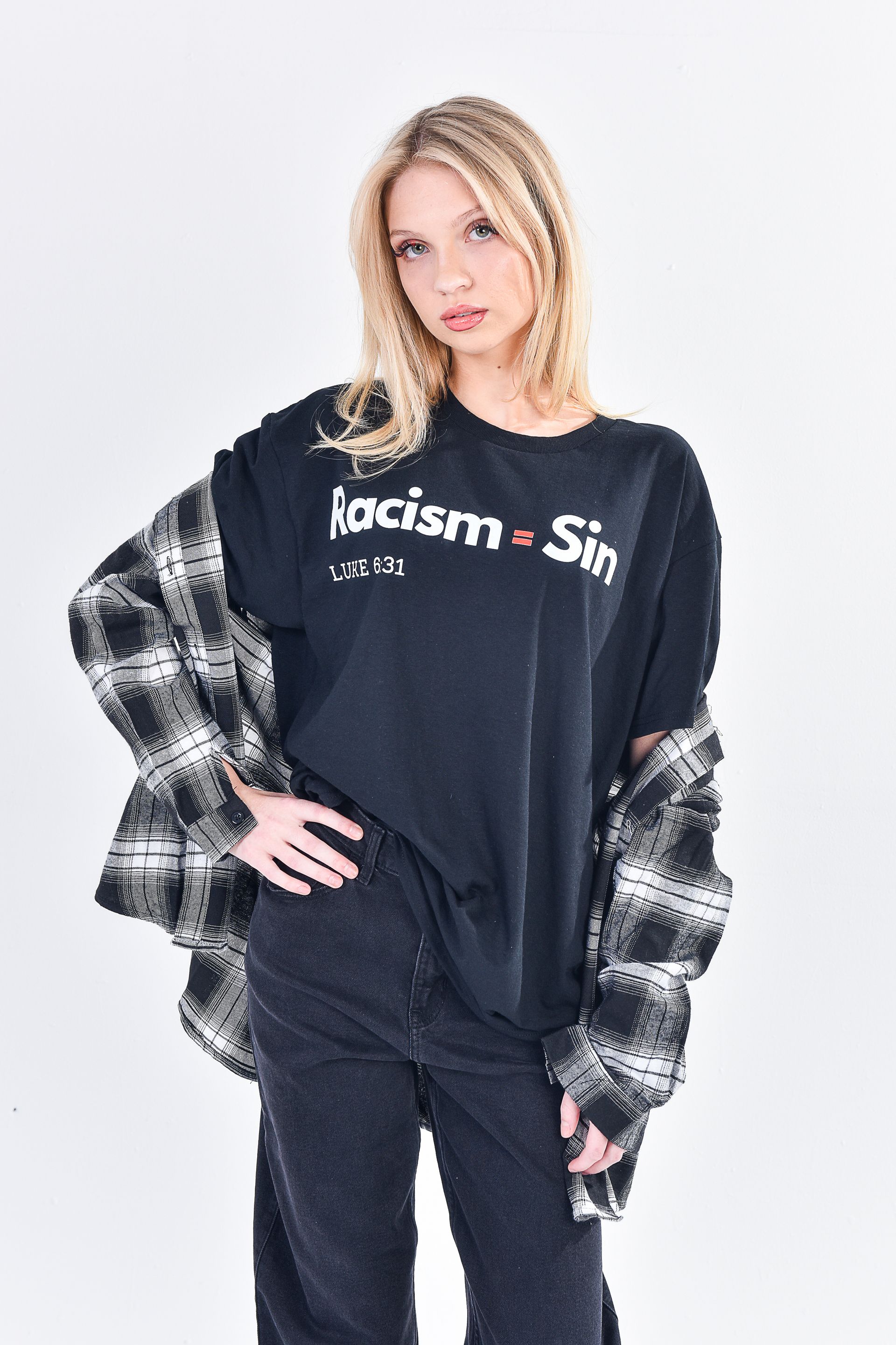 Racism = Sin Luke 6:31 (White)