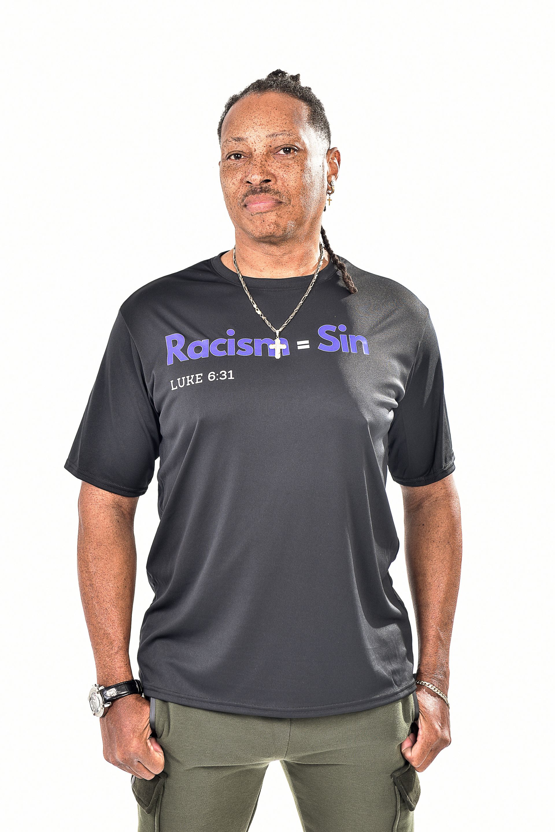 Racism = Sin Luke 6:31 (Purple)