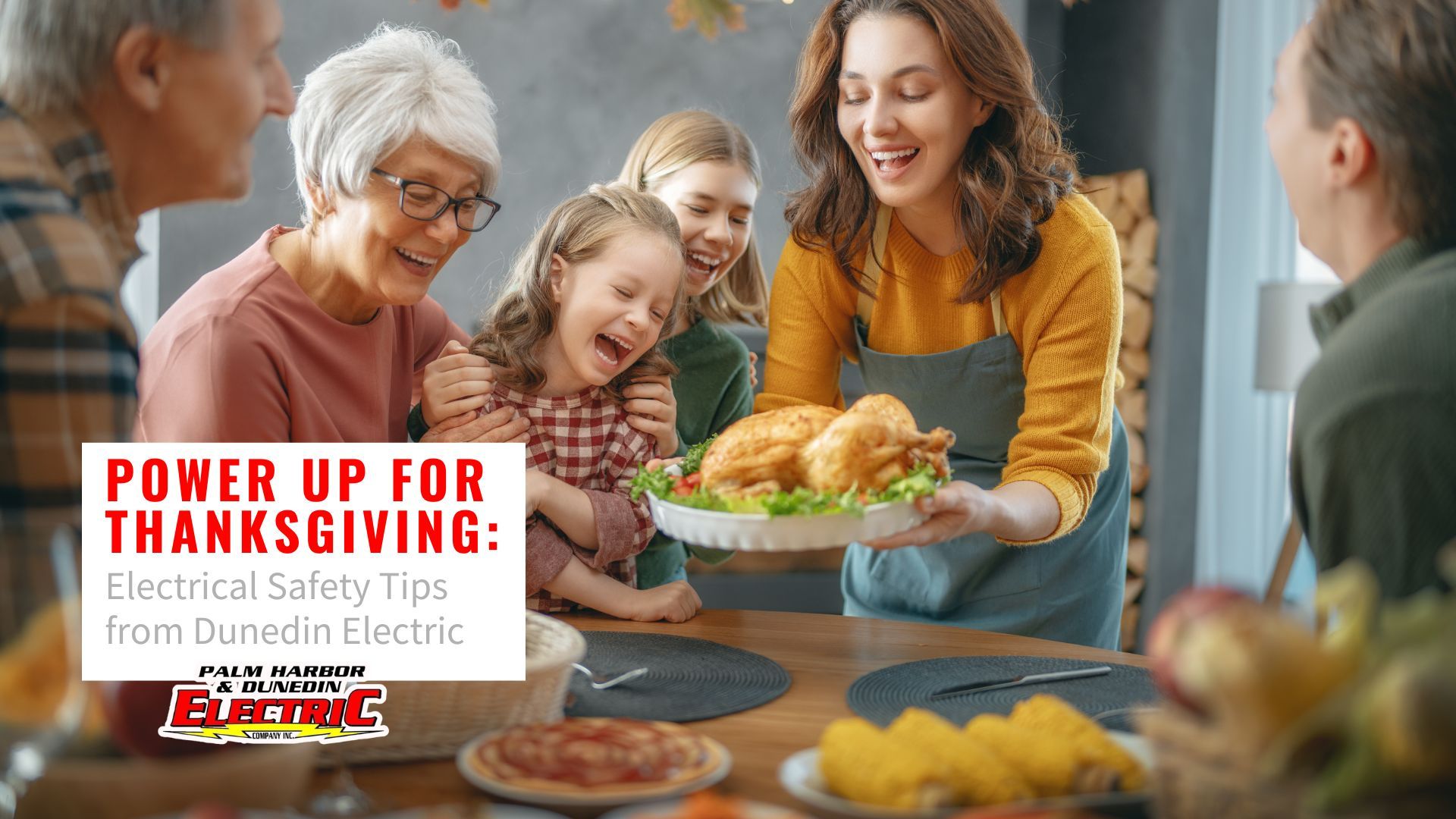 Dunedin Electric’s Power Up for Thanksgiving electrical safety tips
