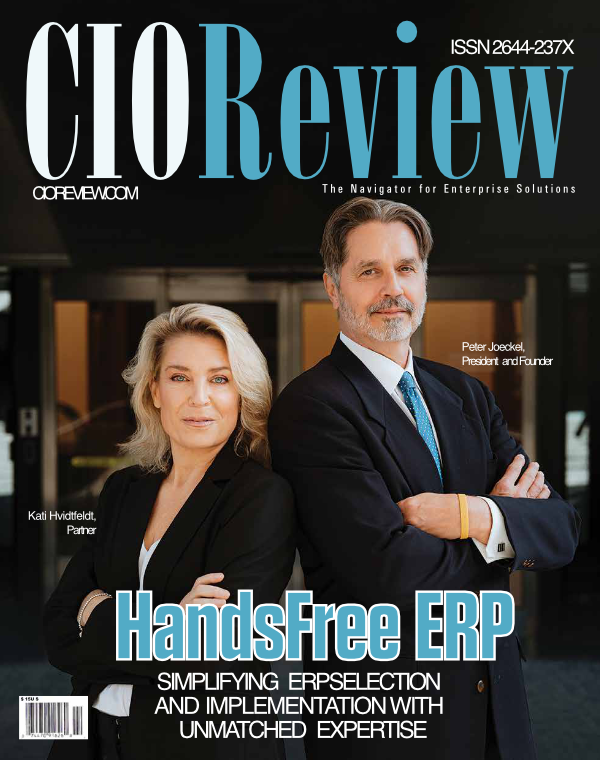 A man and a woman are on the cover of cio review