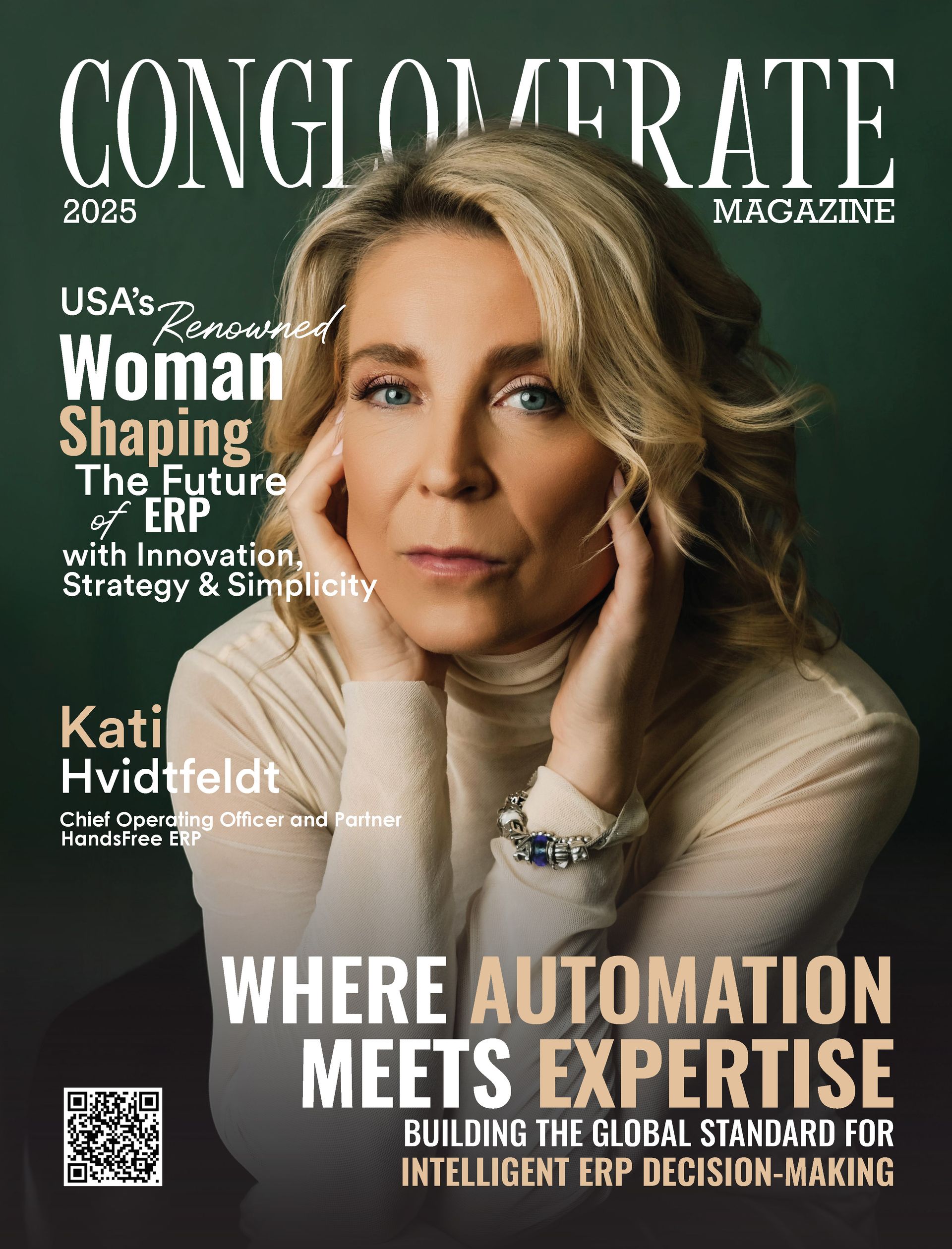 Magazine cover: Woman Kati Hvidtfeldt, headline 